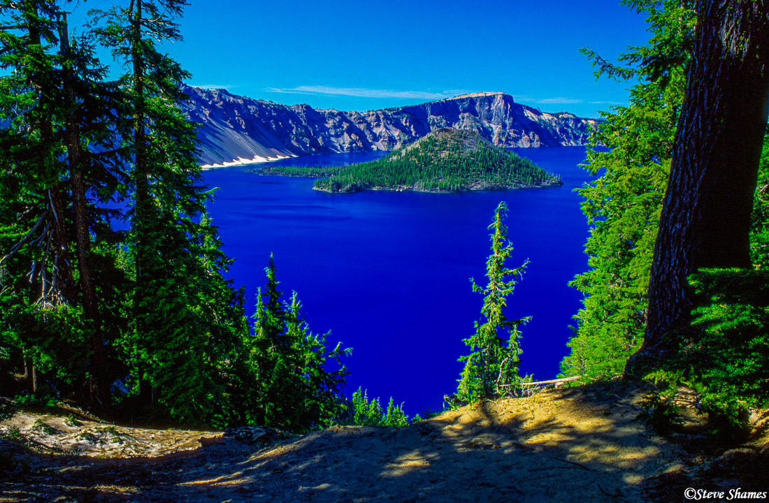 Wizard Island - thats the island in the middle of Crater Lake