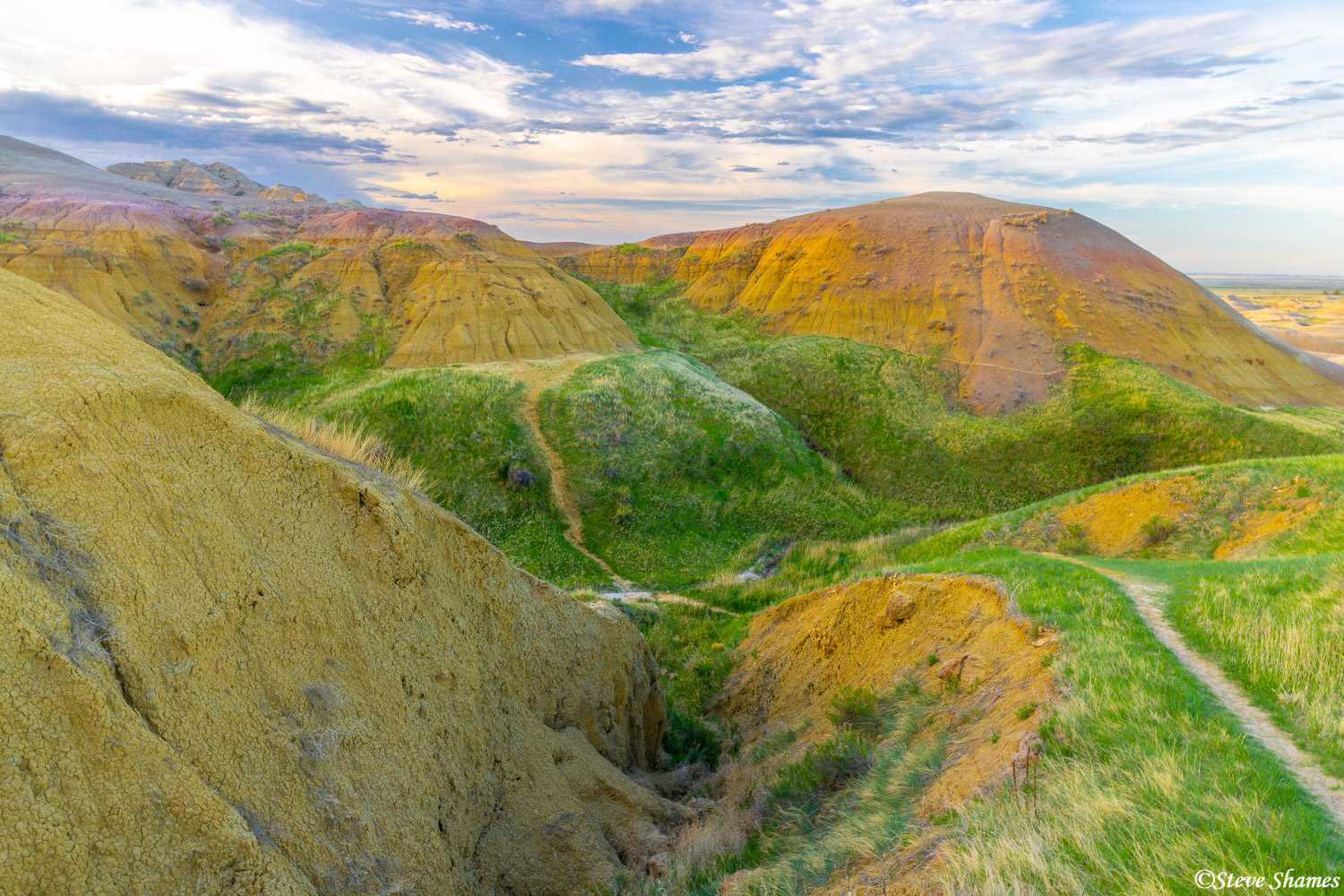 I like this Badlands scene at the Yellow Mounds Overlook.